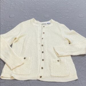 Blair Cream cardigan M